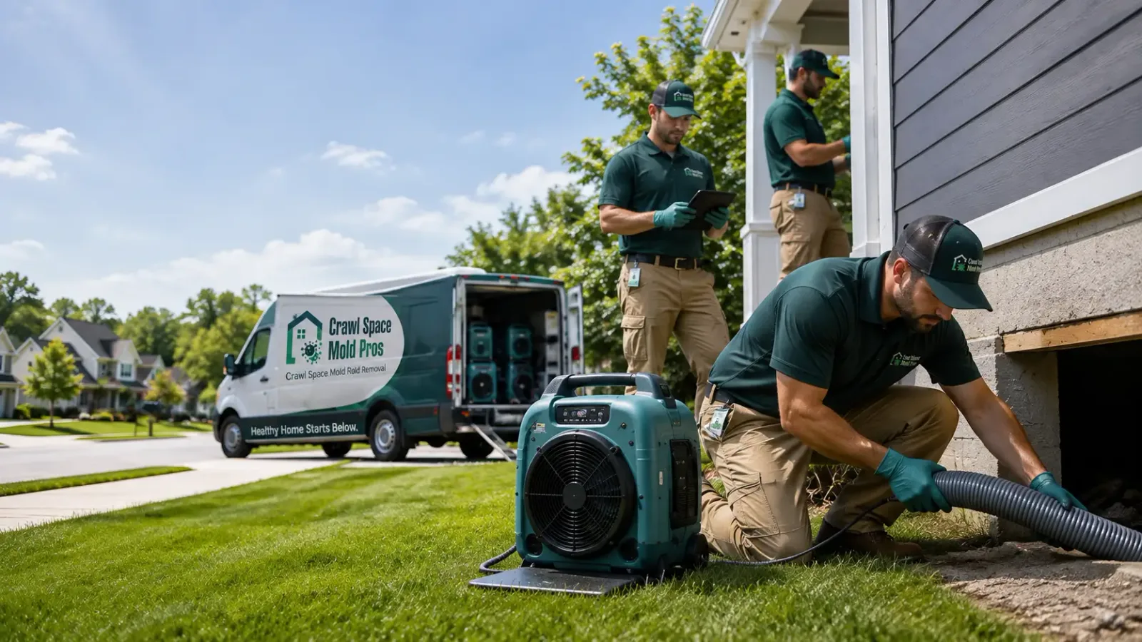 Crawl Space Mold Removal in Otley, IA